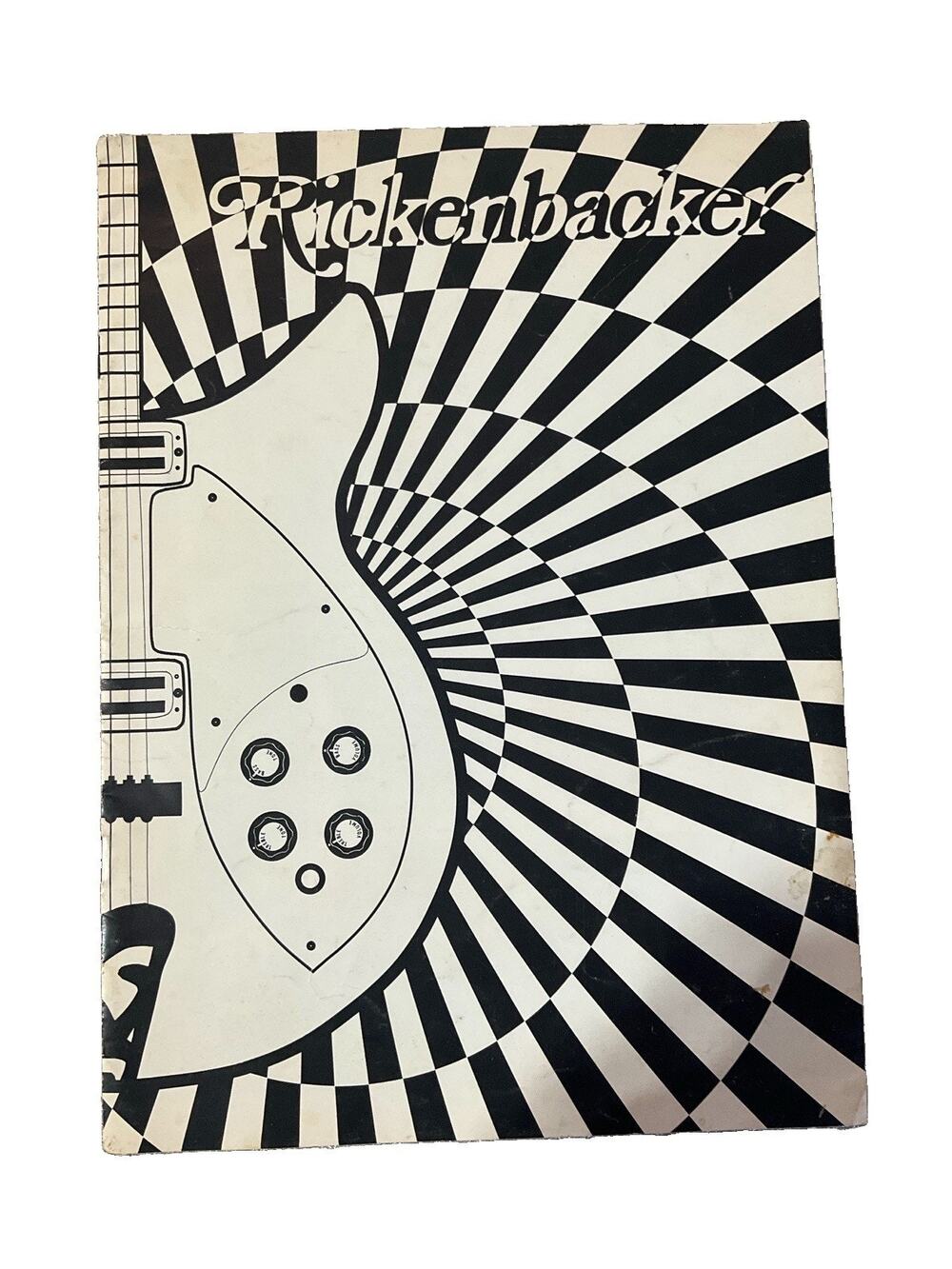 Vintage Rickenbacker Guitar catalog Book Base CASE CANDY